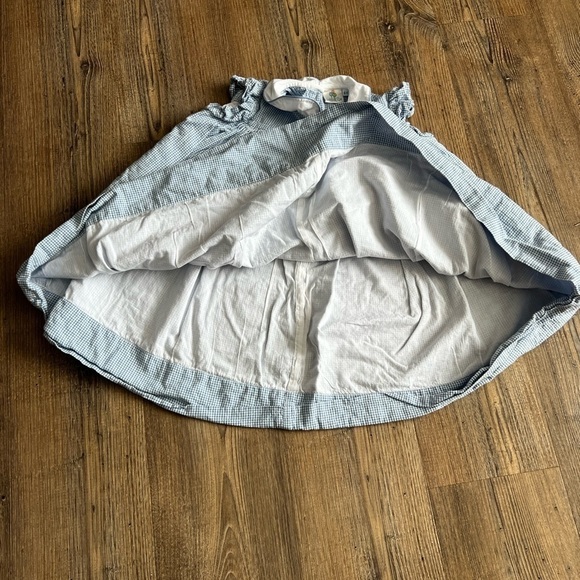 Switch-a-Roo Pleated Smocked Blue White Easter Spring Dress size 6Y Church - Picture 7 of 8